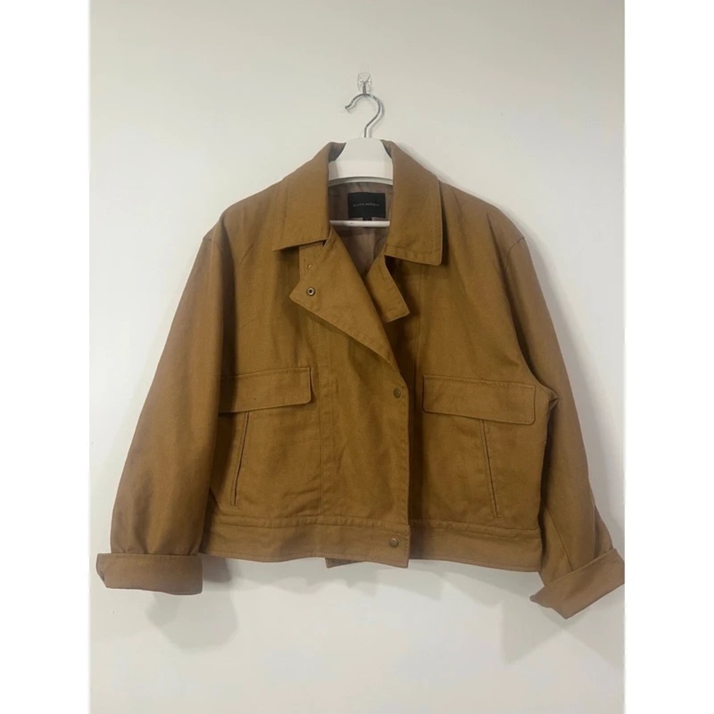 Banana Republic Brown Cropped Jacket